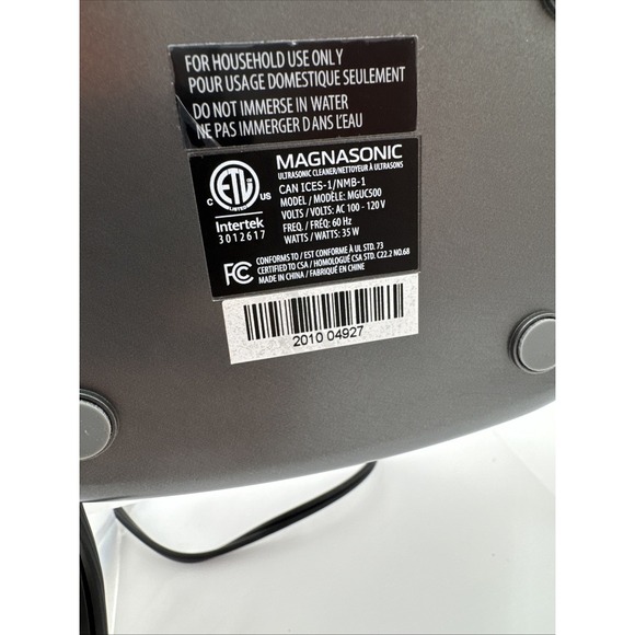 Magnasonic Professional Ultrasonic Jewelry Cleaner MGUC500 Tested Works - Picture 8 of 12